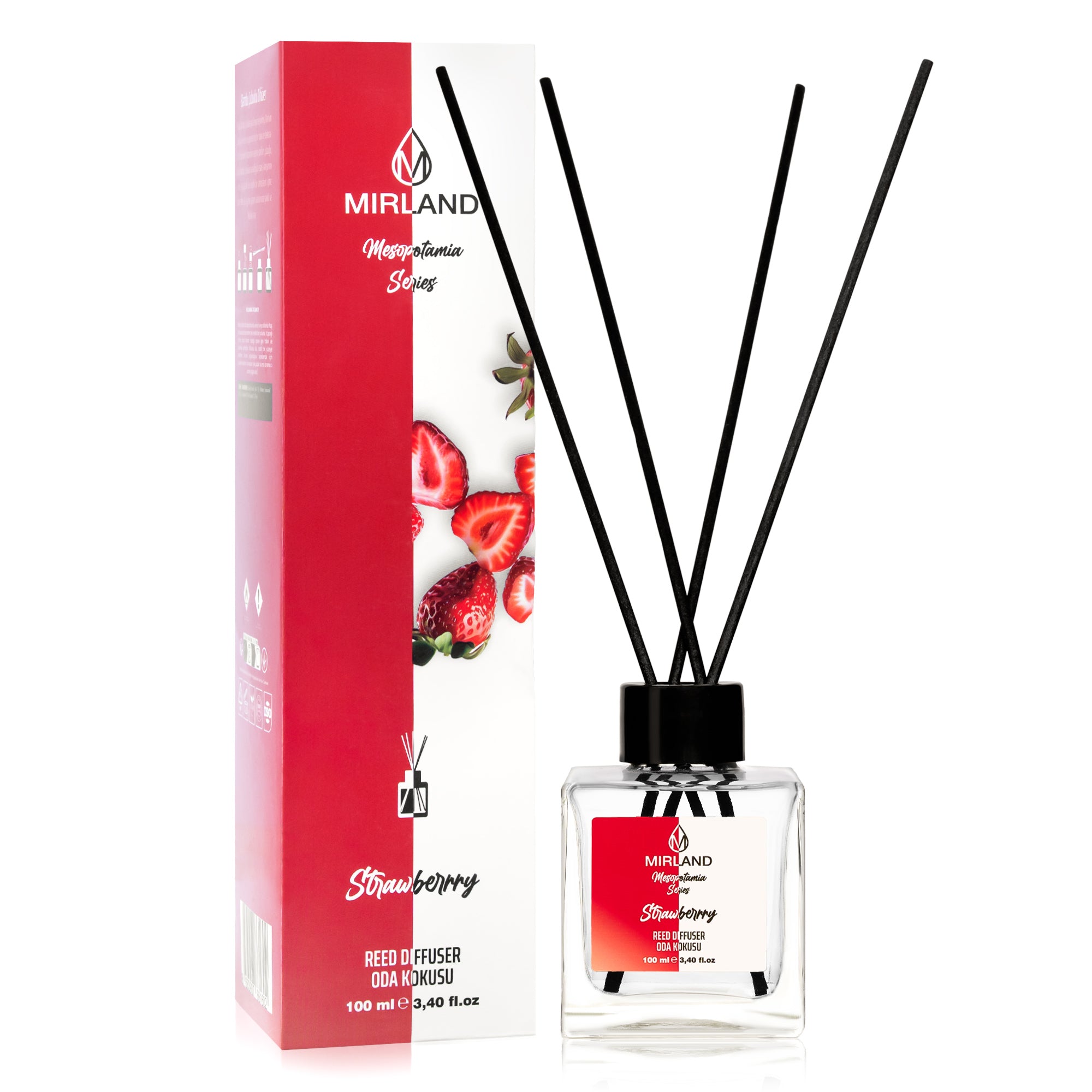 Çilek Kokulu Çubuklu Oda Kokusu